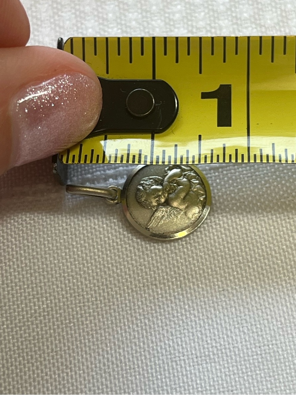 Sterling silver angel pendant. 925 - Picture 5 of 6